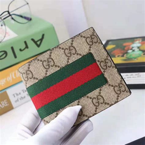 gg supreme wallet gucci|Gucci Gg Supreme web wallet.